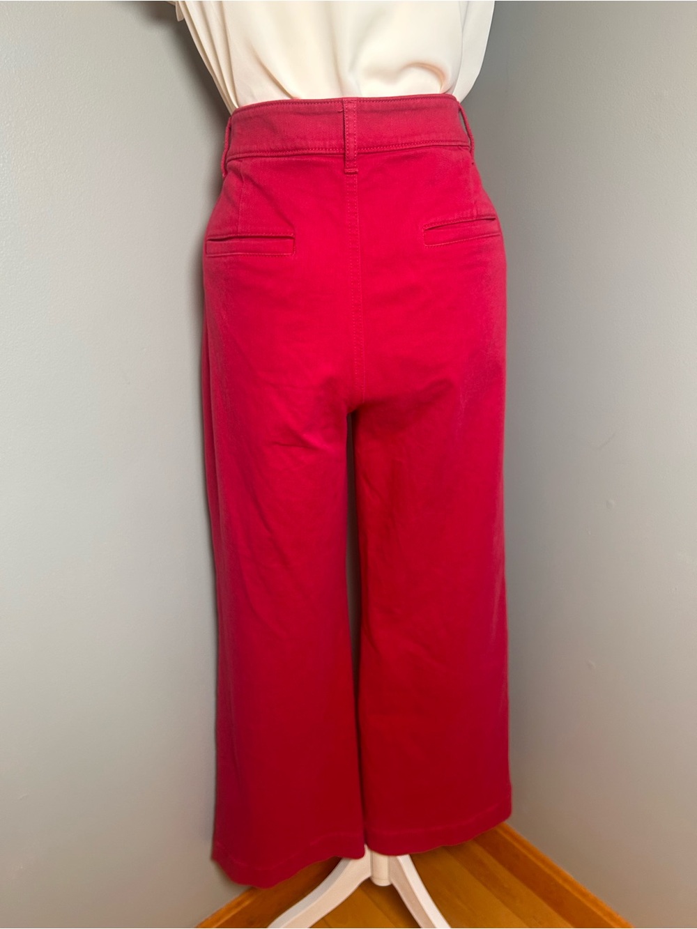 LOFT The Palmer Wide Leg Pants 10P
Petite Pink Red - Picture 9 of 15
